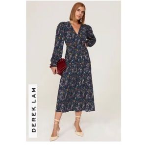 Derek Lam Collective Blue Floral dress